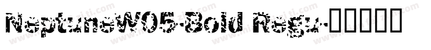NeptuneW05-Bold Regu字体转换